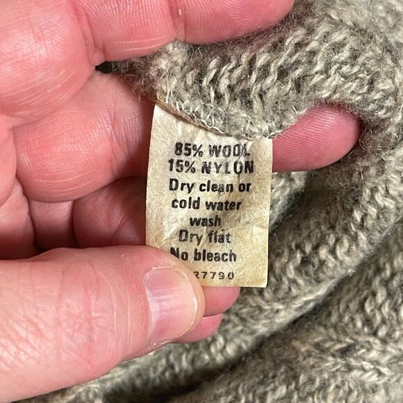 Vintage Dimension Mens Milford Half Button Wool Blend Sweater XL - Picture 8 of 9